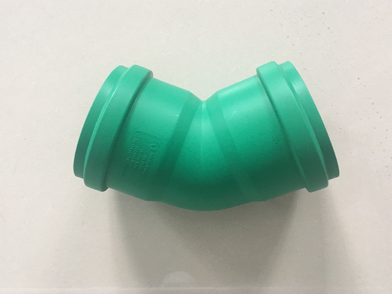 PP拟合模具可折叠弯头45度